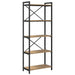 Bibliotecă stejar artizanal 60 x 30 x 153 cm Lemn compozit - WALTI WALTI
