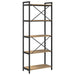 Bibliotecă stejar artizanal 60 x 30 x 153 cm Lemn compozit - WALTI WALTI