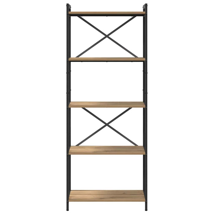 Bibliotecă stejar artizanal 60 x 30 x 153 cm Lemn compozit - WALTI WALTI