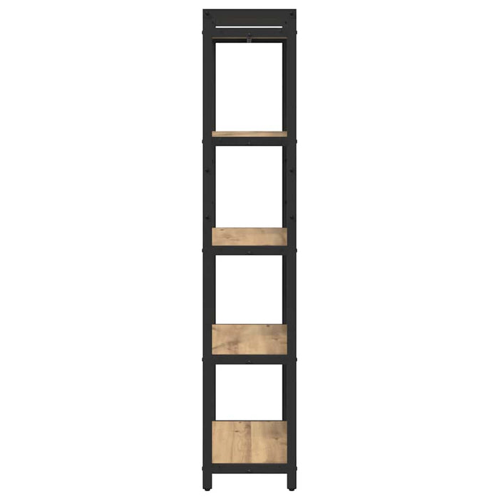Bibliotecă stejar artizanal 60 x 30 x 153 cm Lemn compozit - WALTI WALTI
