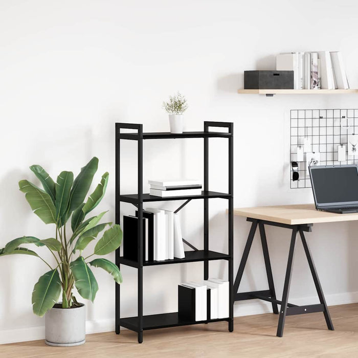 Bibliotecă Stejar negru 60 x 30 x 118 cm Lemn compozit - WALTI WALTI