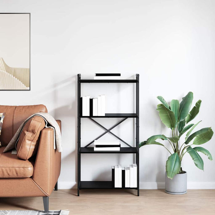 Bibliotecă Stejar negru 60 x 30 x 118 cm Lemn compozit - WALTI WALTI