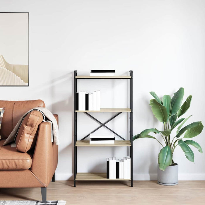 Bibliotecă Stejar sonoma 60 x 30 x 118 cm Lemn compozit - WALTI WALTI