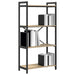 Bibliotecă Stejar sonoma 60 x 30 x 118 cm Lemn compozit - WALTI WALTI