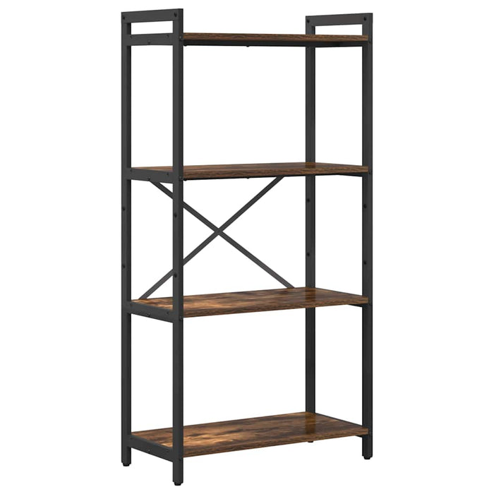 Bibliotecă Stejar afumat 60 x 30 x 118 cm Lemn compozit - WALTI WALTI