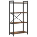 Bibliotecă Stejar afumat 60 x 30 x 118 cm Lemn compozit - WALTI WALTI
