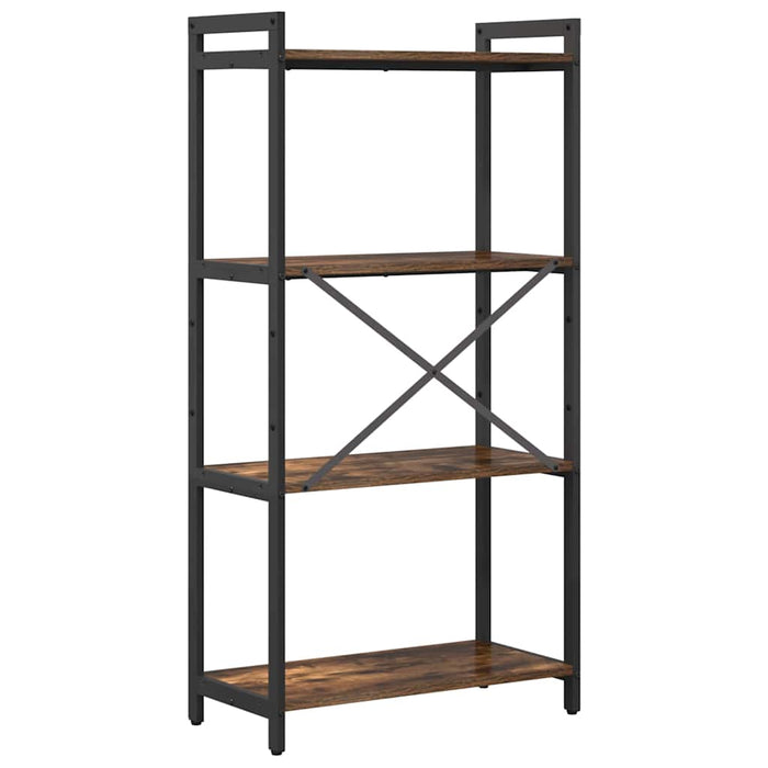 Bibliotecă Stejar afumat 60 x 30 x 118 cm Lemn compozit - WALTI WALTI