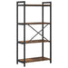 Bibliotecă Stejar afumat 60 x 30 x 118 cm Lemn compozit - WALTI WALTI