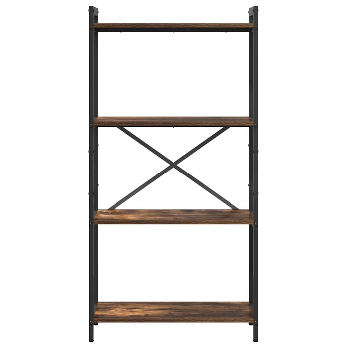Bibliotecă Stejar afumat 60 x 30 x 118 cm Lemn compozit - WALTI WALTI