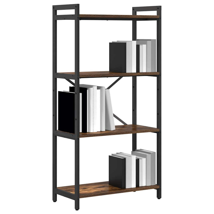 Bibliotecă Stejar afumat 60 x 30 x 118 cm Lemn compozit - WALTI WALTI