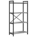 Bibliotecă sonoma gri 60 x 30 x 118 cm Lemn compozit - WALTI WALTI