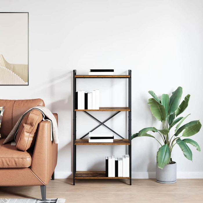 Bibliotecă Lemn vechi 60 x 30 x 118 cm Lemn compozit - WALTI WALTI