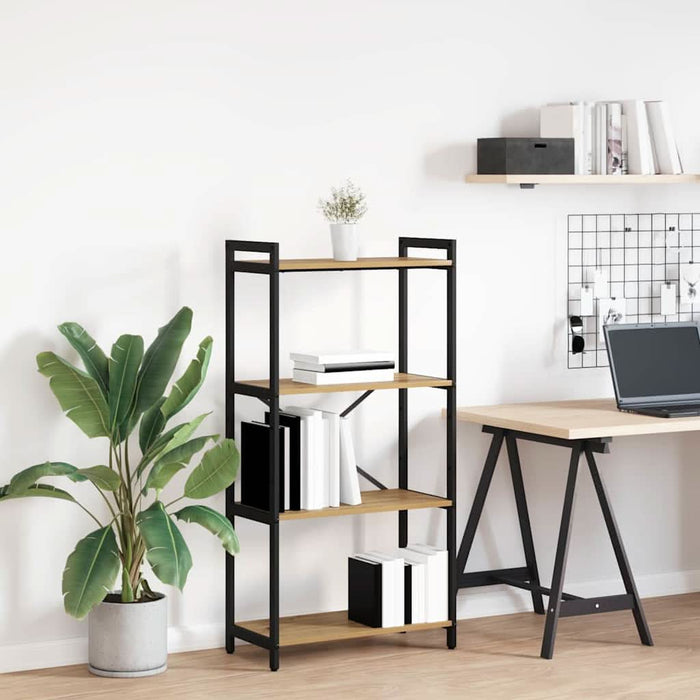 Bibliotecă stejar artizanal 60 x 30 x 118 cm Lemn compozit - WALTI WALTI
