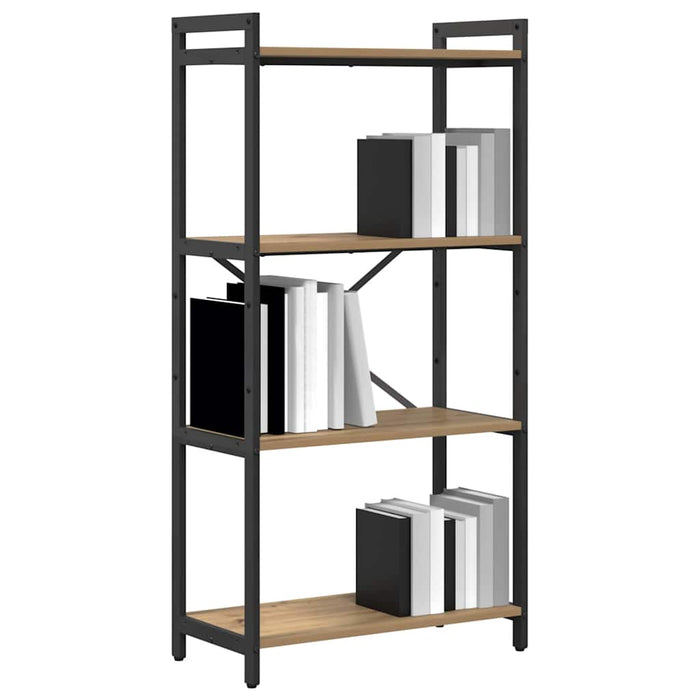 Bibliotecă stejar artizanal 60 x 30 x 118 cm Lemn compozit - WALTI WALTI