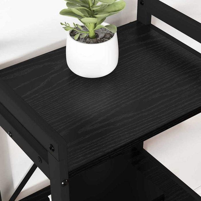 Bibliotecă Stejar negru 60 x 30 x 83 cm Lemn compozit - WALTI WALTI