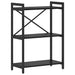 Bibliotecă Stejar negru 60 x 30 x 83 cm Lemn compozit - WALTI WALTI