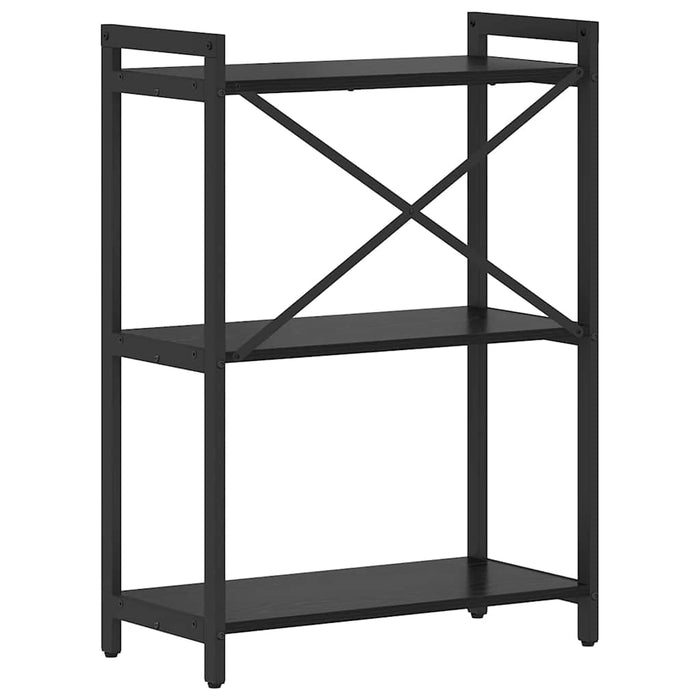 Bibliotecă Stejar negru 60 x 30 x 83 cm Lemn compozit - WALTI WALTI