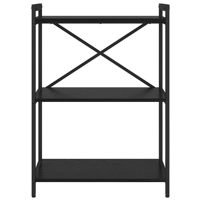 Bibliotecă Stejar negru 60 x 30 x 83 cm Lemn compozit - WALTI WALTI