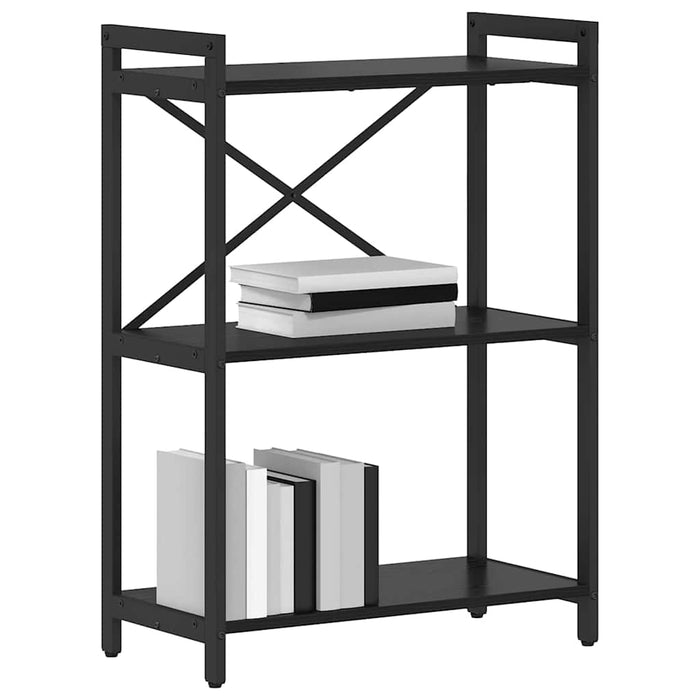 Bibliotecă Stejar negru 60 x 30 x 83 cm Lemn compozit - WALTI WALTI