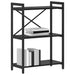 Bibliotecă Stejar negru 60 x 30 x 83 cm Lemn compozit - WALTI WALTI