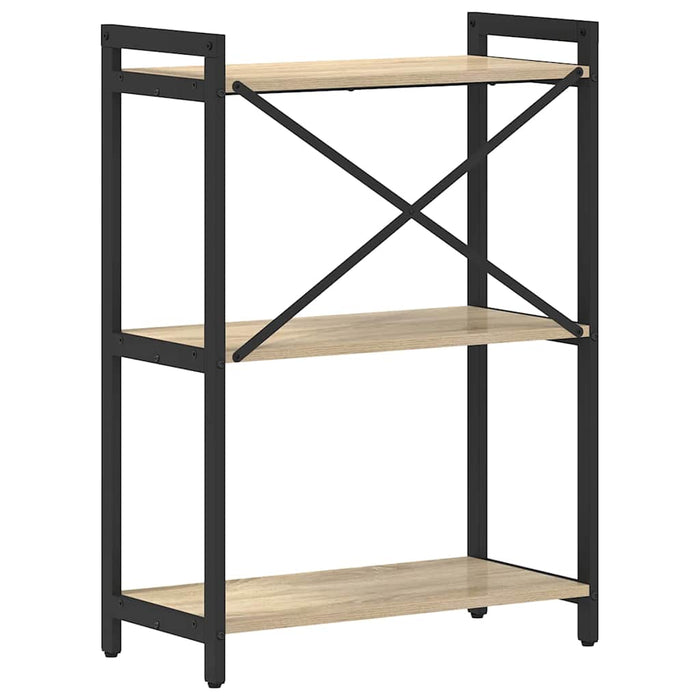 Bibliotecă Stejar sonoma 60 x 30 x 83 cm Lemn compozit - WALTI WALTI