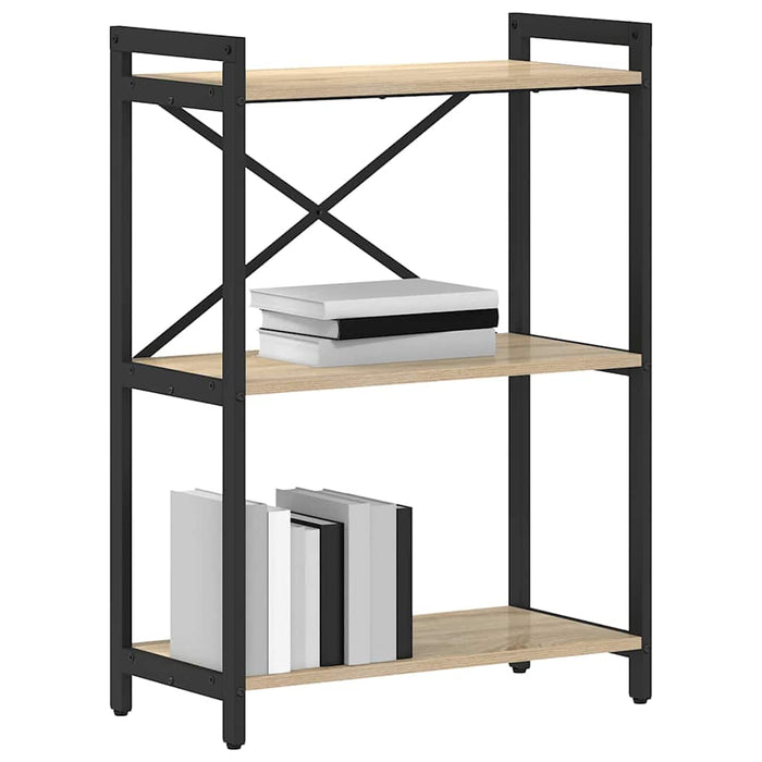 Bibliotecă Stejar sonoma 60 x 30 x 83 cm Lemn compozit - WALTI WALTI
