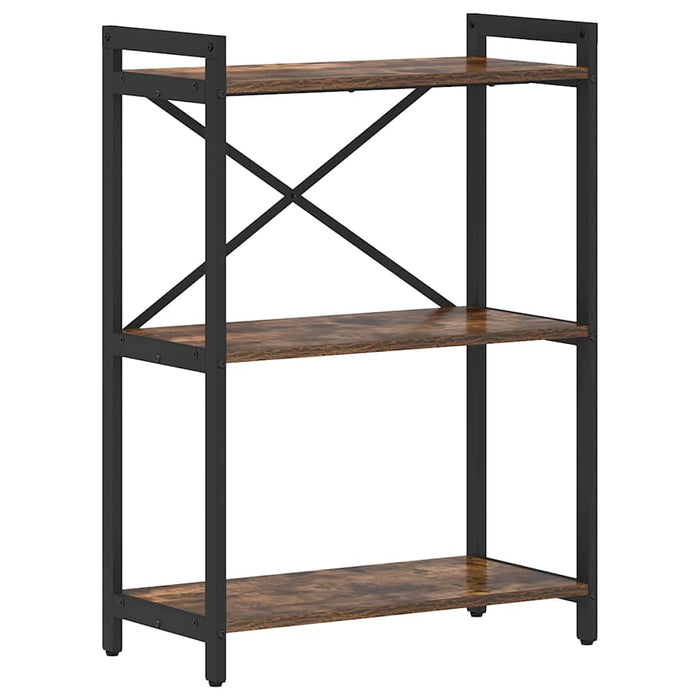 Bibliotecă Stejar afumat 60 x 30 x 83 cm Lemn compozit - WALTI WALTI
