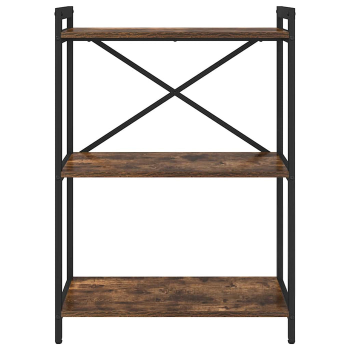Bibliotecă Stejar afumat 60 x 30 x 83 cm Lemn compozit - WALTI WALTI