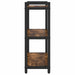 Bibliotecă Stejar afumat 60 x 30 x 83 cm Lemn compozit - WALTI WALTI