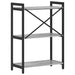 Bibliotecă sonoma gri 60 x 30 x 83 cm Lemn compozit - WALTI WALTI