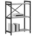 Bibliotecă sonoma gri 60 x 30 x 83 cm Lemn compozit - WALTI WALTI