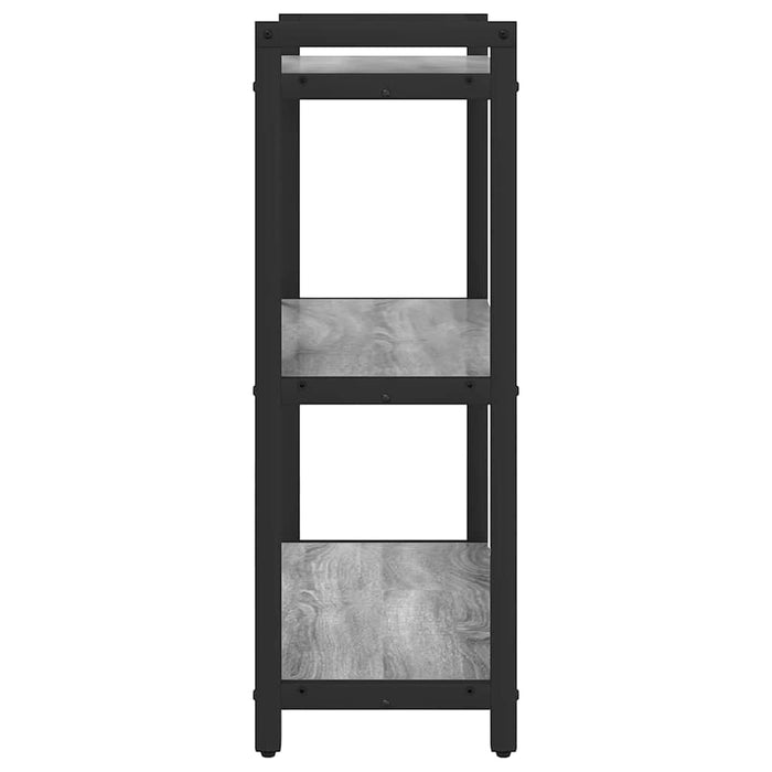 Bibliotecă sonoma gri 60 x 30 x 83 cm Lemn compozit - WALTI WALTI