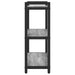 Bibliotecă sonoma gri 60 x 30 x 83 cm Lemn compozit - WALTI WALTI