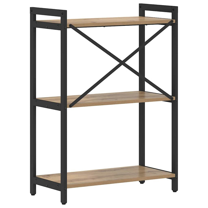 Raft pentru cărți Stejar Artizanal 60 x 30 x 85 cm - WALTI WALTI