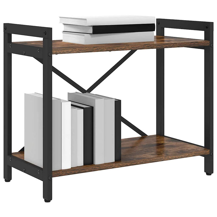 Bibliotecă Stejar afumat 60 x 30 x 48.5 cm Lemn compozit - WALTI WALTI