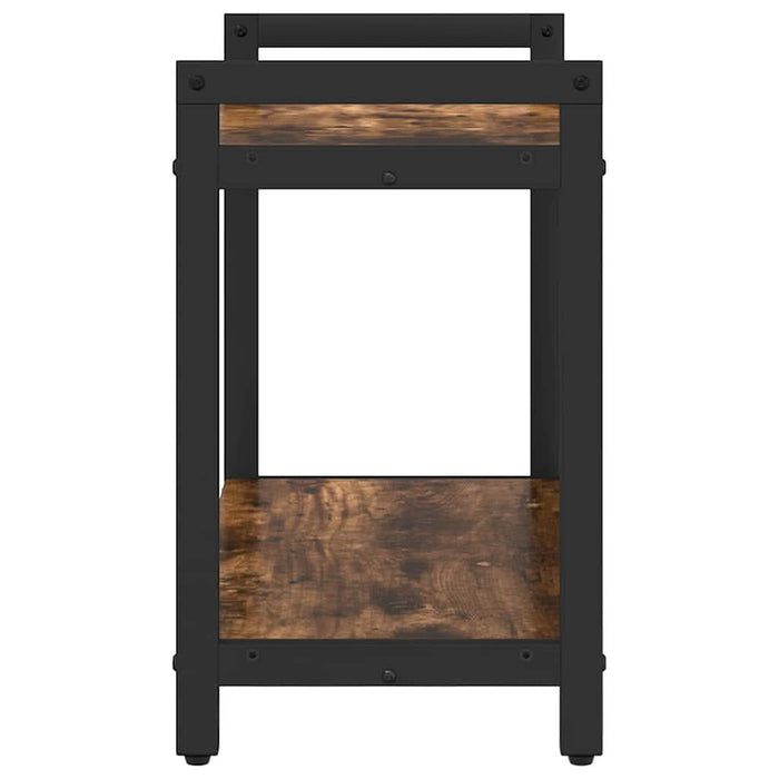 Bibliotecă Stejar afumat 60 x 30 x 48.5 cm Lemn compozit - WALTI WALTI