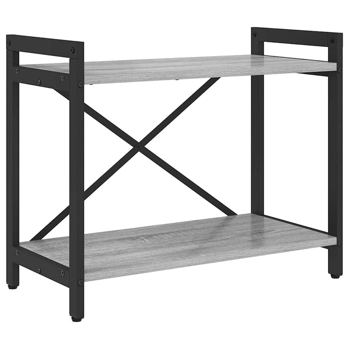 Bibliotecă sonoma gri 60 x 30 x 48.5 cm Lemn compozit - WALTI WALTI