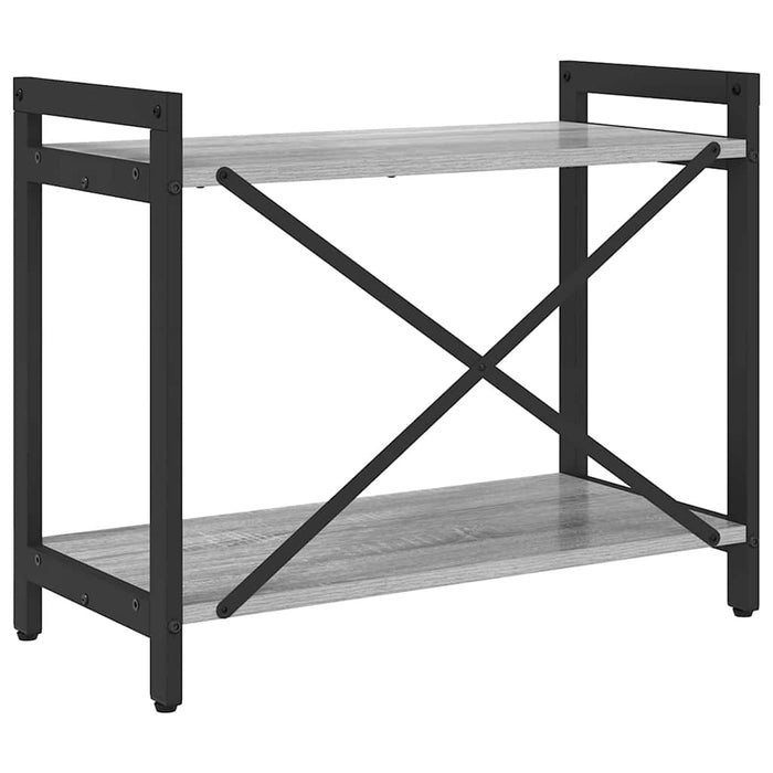 Bibliotecă sonoma gri 60 x 30 x 48.5 cm Lemn compozit - WALTI WALTI