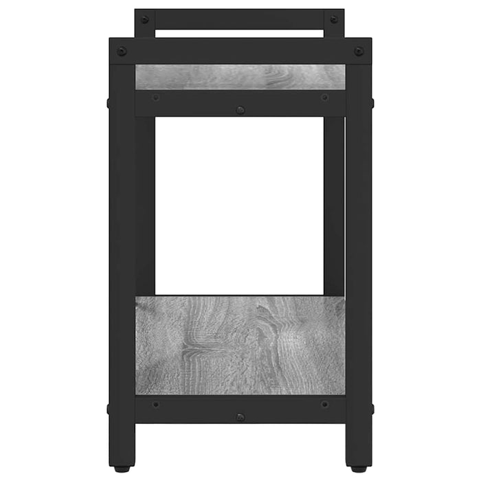 Bibliotecă sonoma gri 60 x 30 x 48.5 cm Lemn compozit - WALTI WALTI