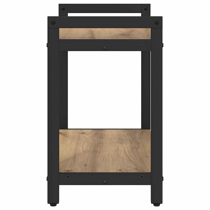 Bibliotecă stejar artizanal 60 x 30 x 48.5 cm Lemn compozit - WALTI WALTI
