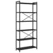 Bibliotecă Stejar negru 80 x 30 x 188 cm Lemn compozit - WALTI WALTI