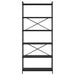 Bibliotecă Stejar negru 80 x 30 x 188 cm Lemn compozit - WALTI WALTI