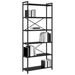 Bibliotecă Stejar negru 80 x 30 x 188 cm Lemn compozit - WALTI WALTI