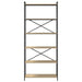 Bibliotecă Stejar sonoma 80 x 30 x 188 cm Lemn compozit - WALTI WALTI