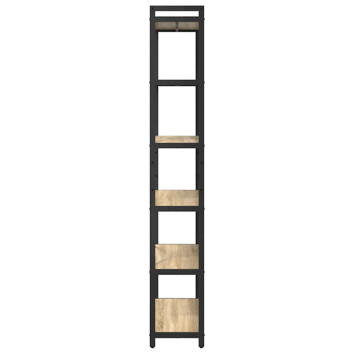 Bibliotecă Stejar sonoma 80 x 30 x 188 cm Lemn compozit - WALTI WALTI