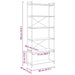 Bibliotecă Stejar sonoma 80 x 30 x 188 cm Lemn compozit - WALTI WALTI