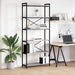 Bibliotecă sonoma gri 80 x 30 x 188 cm Lemn compozit - WALTI WALTI