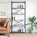 Bibliotecă sonoma gri 80 x 30 x 188 cm Lemn compozit - WALTI WALTI