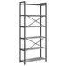 Bibliotecă sonoma gri 80 x 30 x 188 cm Lemn compozit - WALTI WALTI