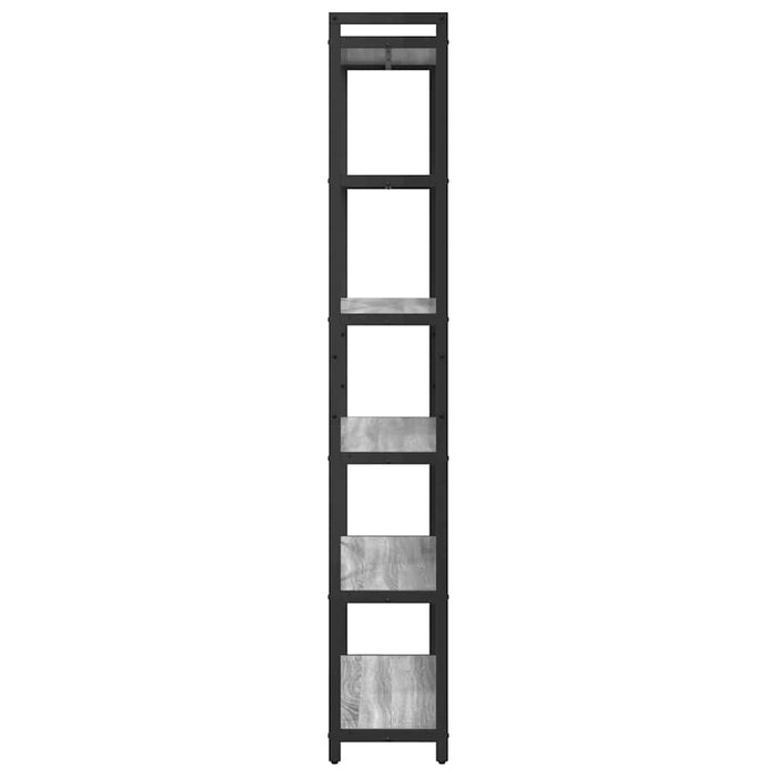 Bibliotecă sonoma gri 80 x 30 x 188 cm Lemn compozit - WALTI WALTI